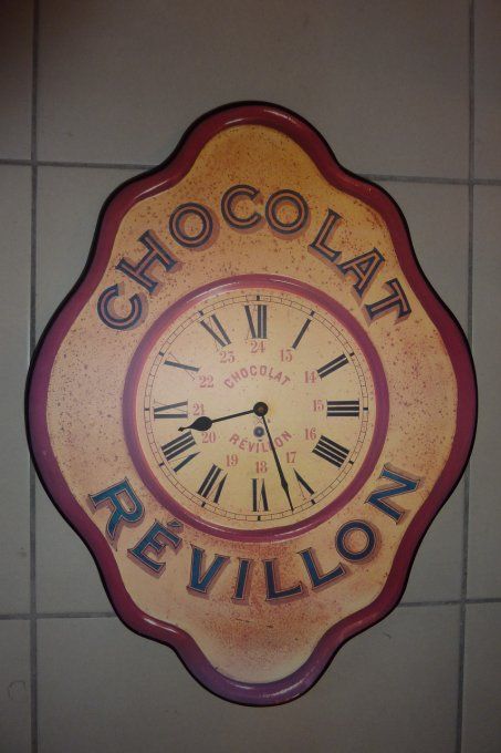 Grande horloge Chocolat Révillon