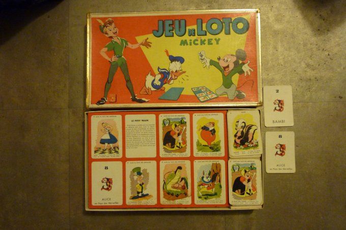 Jeu de loto de Mickey