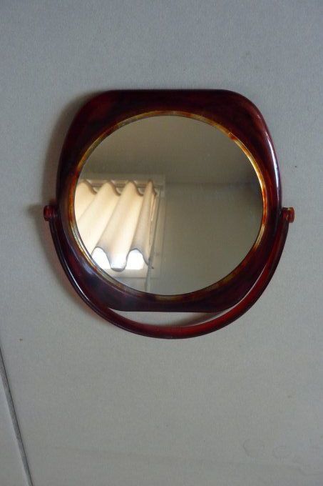 Miroir fumé vintage